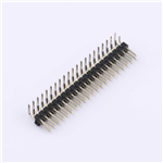 排針 間距:2.54mm 雙排彎針 2x21P KH-2.54PH90-2X21P-L13.8.18.8