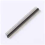 排針 間距:2.54mm 雙排彎針 2x33P KH-2.54PH90-2X33P-L13.8.18.8