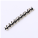 排針 間距:2.54mm 雙排彎針 2x37P KH-2.54PH90-2X37P-L13.8.18.8