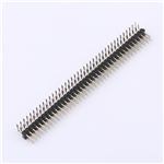 排針 間距:2.54mm 雙排彎針 2x39P KH-2.54PH90-2X39P-L13.8.18.8