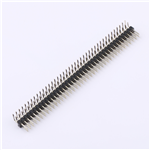 排針 間距:2.54mm 雙排彎針 2x40P KH-2.54PH90-2X40P-L13.8.18.8