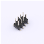 排針 間距:2.54mm 雙排貼片 2x4P KH-2.54PH-2X4P-L11.0-SMT