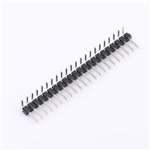 排針 間距:2.54mm 單排彎針 1x22P KH-2.54PH90-1X22P-L13.8