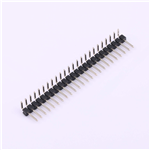 排針 間距:2.54mm 單排彎針 1x24P KH-2.54PH90-1X24P-L13.8