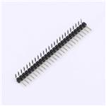 排針 間距:2.54mm 單排彎針 1x25P KH-2.54PH90-1X25P-L13.8