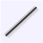 排針 間距:2.54mm 單排彎針 1x31P KH-2.54PH90-1X31P-L13.8