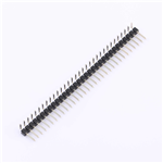 排針 間距:2.54mm 單排彎針 1x32P KH-2.54PH90-1X32P-L13.8