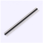 排針 間距:2.54mm 單排彎針 1x38P KH-2.54PH90-1X38P-L13.8